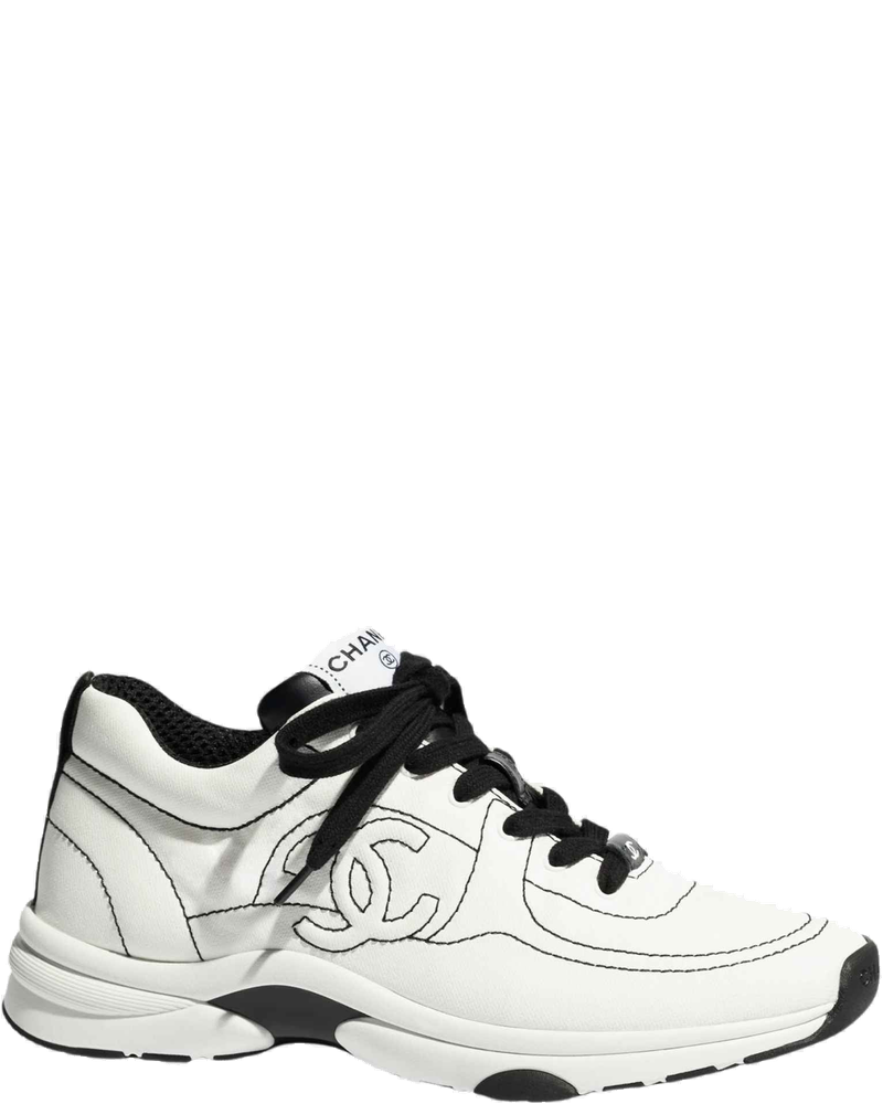 Trainers Cotton White And Black Chanel оригінал – Купити в Україні
