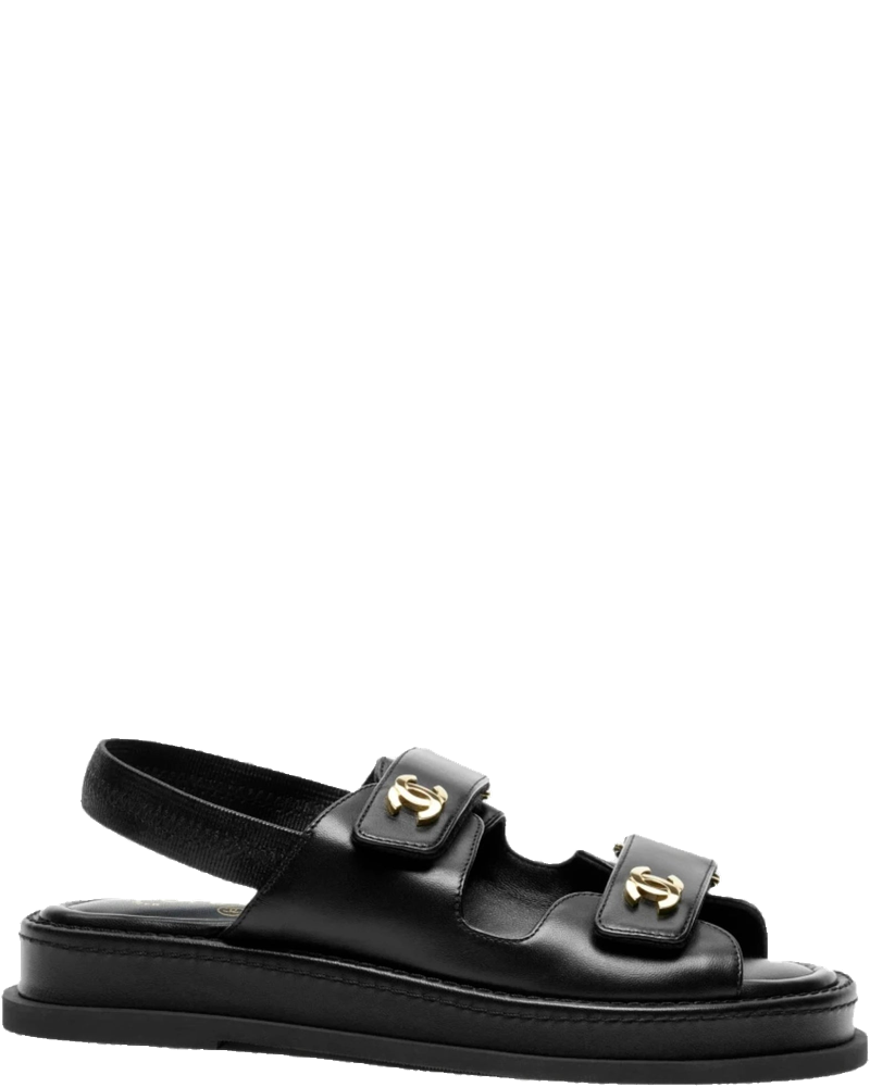 Sandals In Lambskin Black Chanel оригінал – Купити в Україні