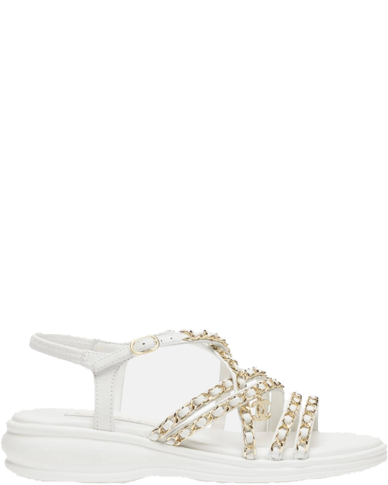 Sandals In Lambskin And Metal Chanel – Гарантія оригінальності