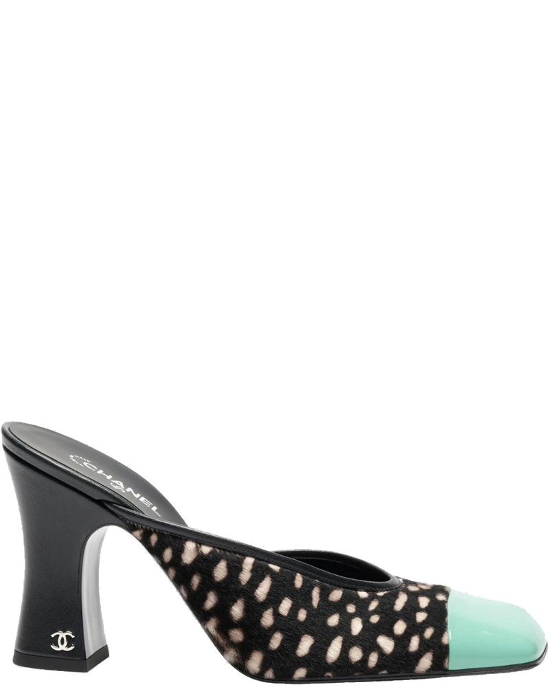 Mules In Lambskin & Patent Calfskin Chanel – Гарантія оригінальності