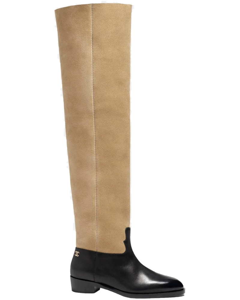 Thigh Boots In Velvet Calfskin And Calfskin Chanel – Гарантія оригінальності