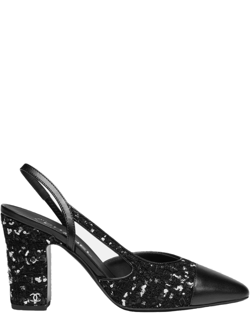 Slingbacks In Tweed Chanel – Гарантія оригінальності