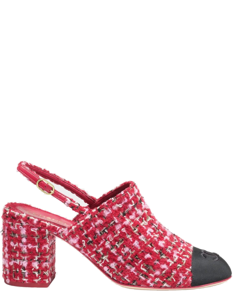 Slingbacks In Tweed & Gros-Grain Chanel – Гарантія оригінальності