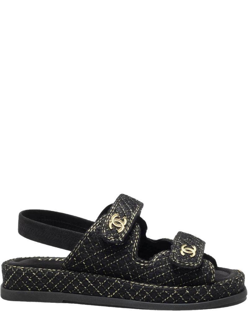 Sandal In Wool, Alpaca And Goat Velvet Chanel оригінал – Купити в Україні
