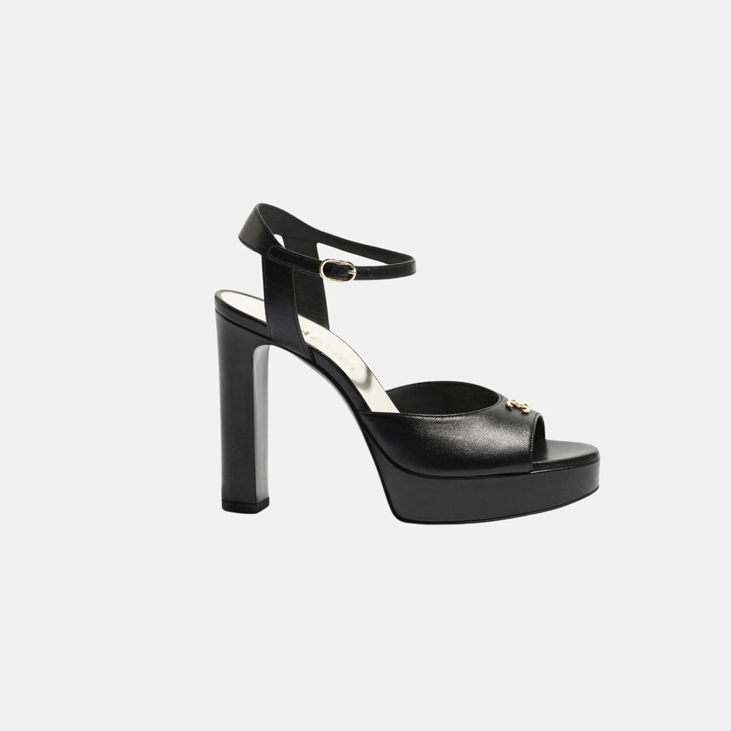 Heeled Sandals Chanel оригінал – Купити в Україні – боковий вид