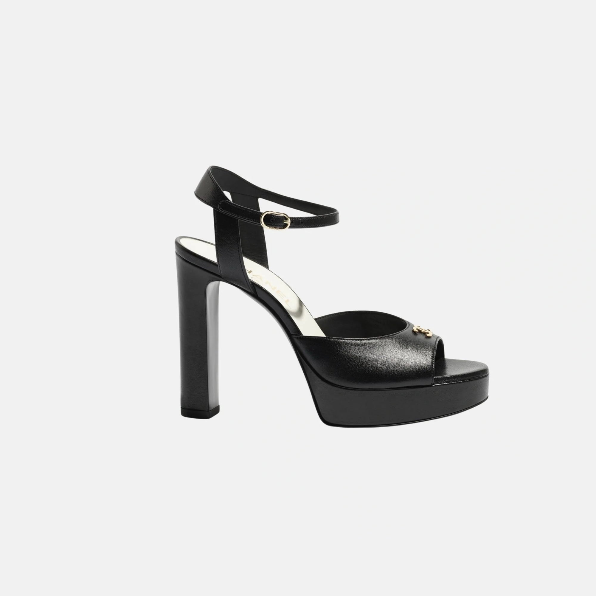 Heeled Sandals Chanel оригінал – Купити в Україні – боковий вид