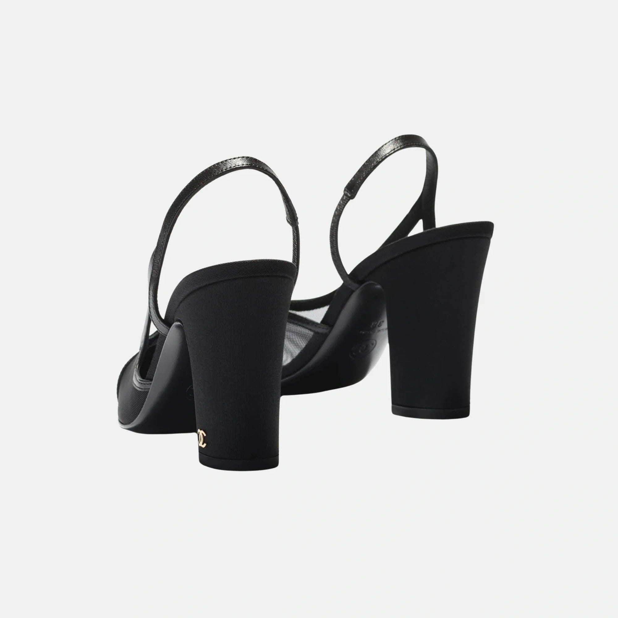 Heeled Slingbacks In Mesh And Grosgrain Chanel оригінал – Купити в Україні – детальний вид