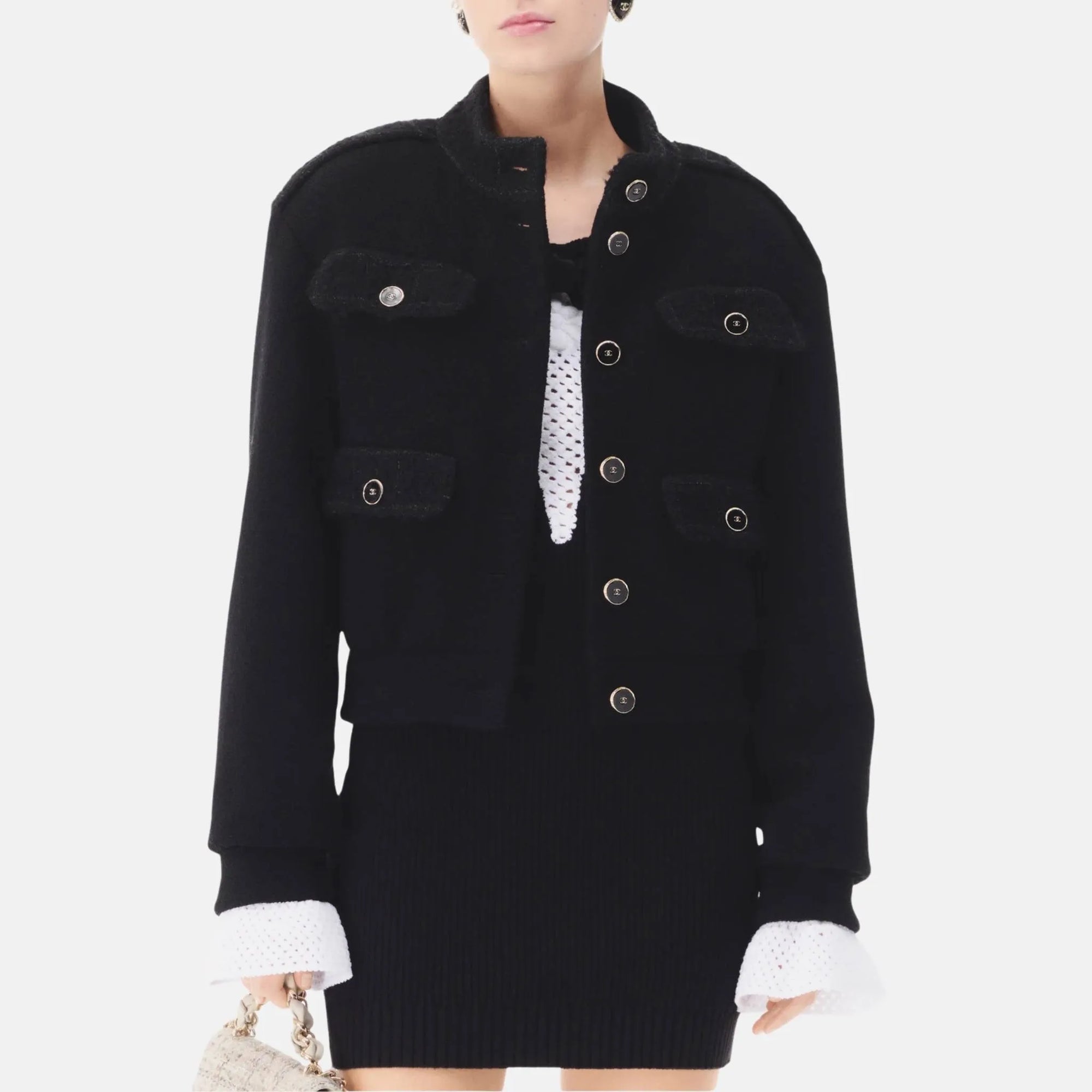 Chanel Outerwear оригінал | Швидка доставка Україна – вид ззаду