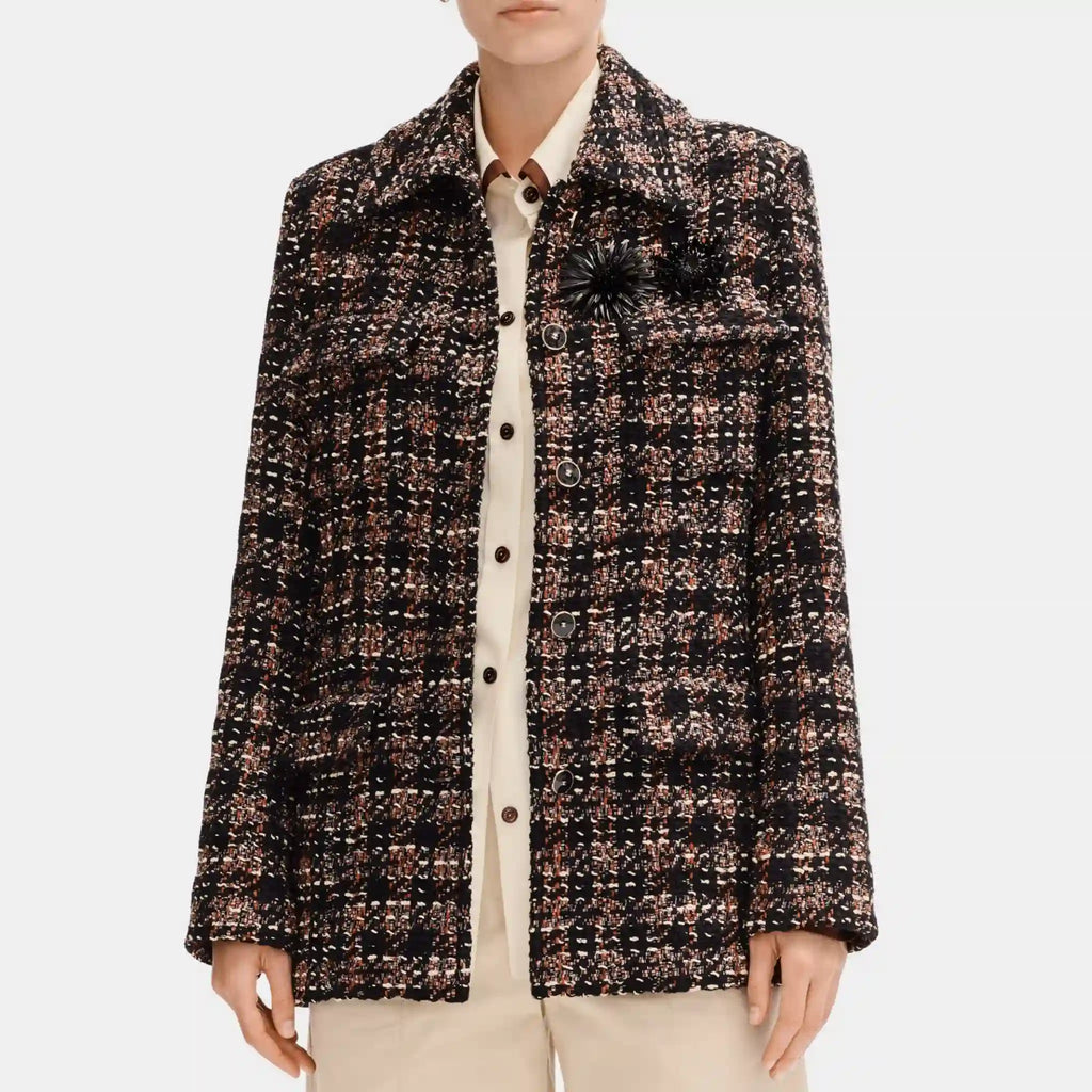 Jacket In Cotton And Wool Tweed Chanel оригінал – Купити в Україні – боковий вид