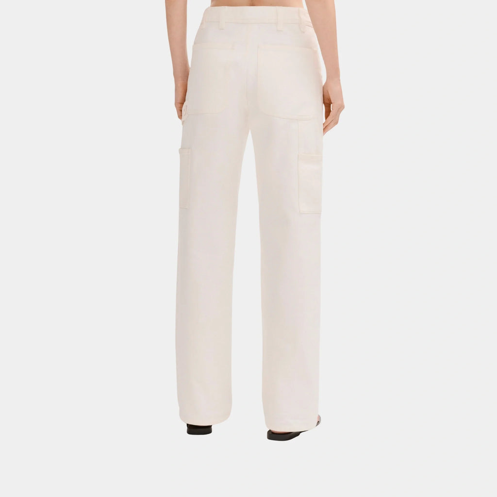 Jeans In White Washed Out Denim Chanel – Гарантія оригінальності – вид ззаду