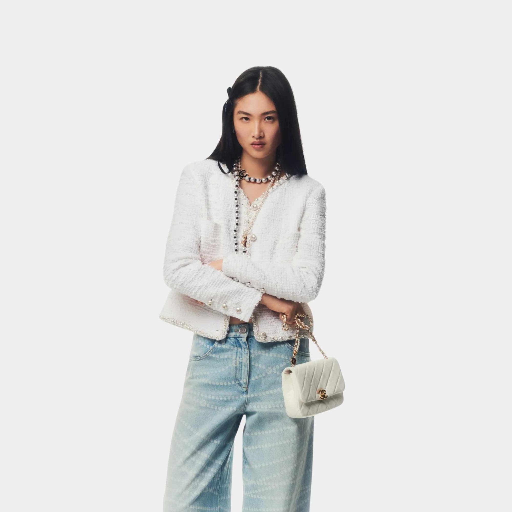 Jeans Printed Washed Denim Light Blue Chanel оригінал – Купити в Україні – детальний вид