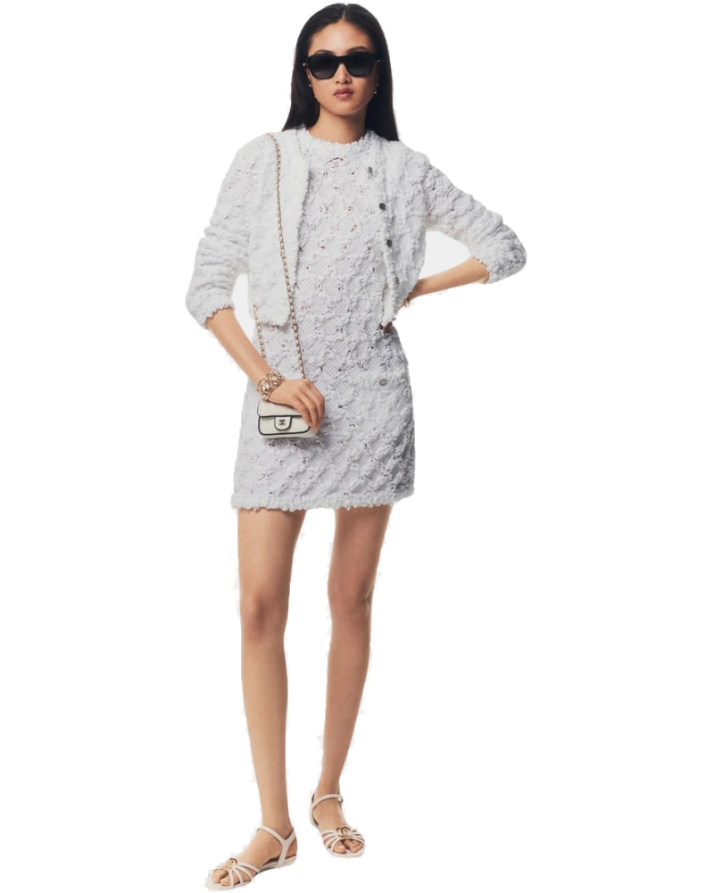 Cardigan Cotton White Chanel – Гарантія оригінальності