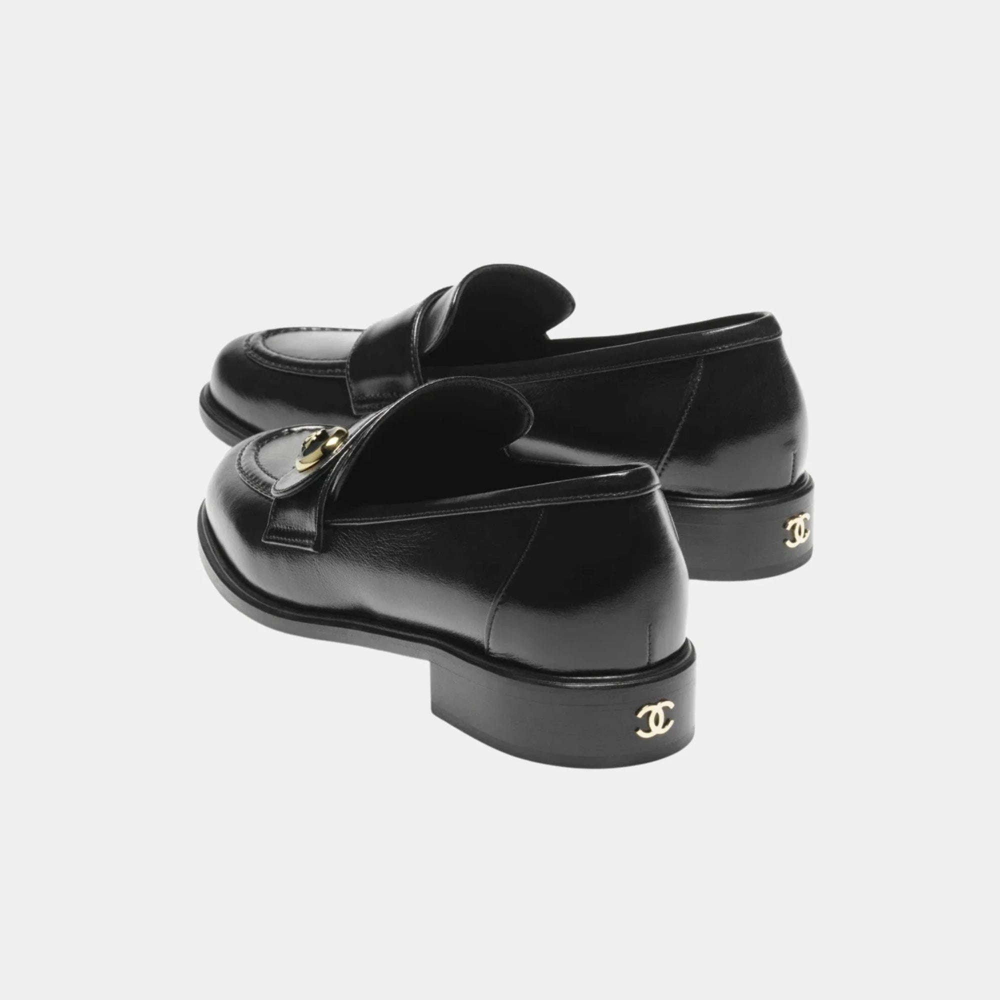 Loafers In Shiny Calfskin Chanel оригінал – Купити в Україні – вид ззаду