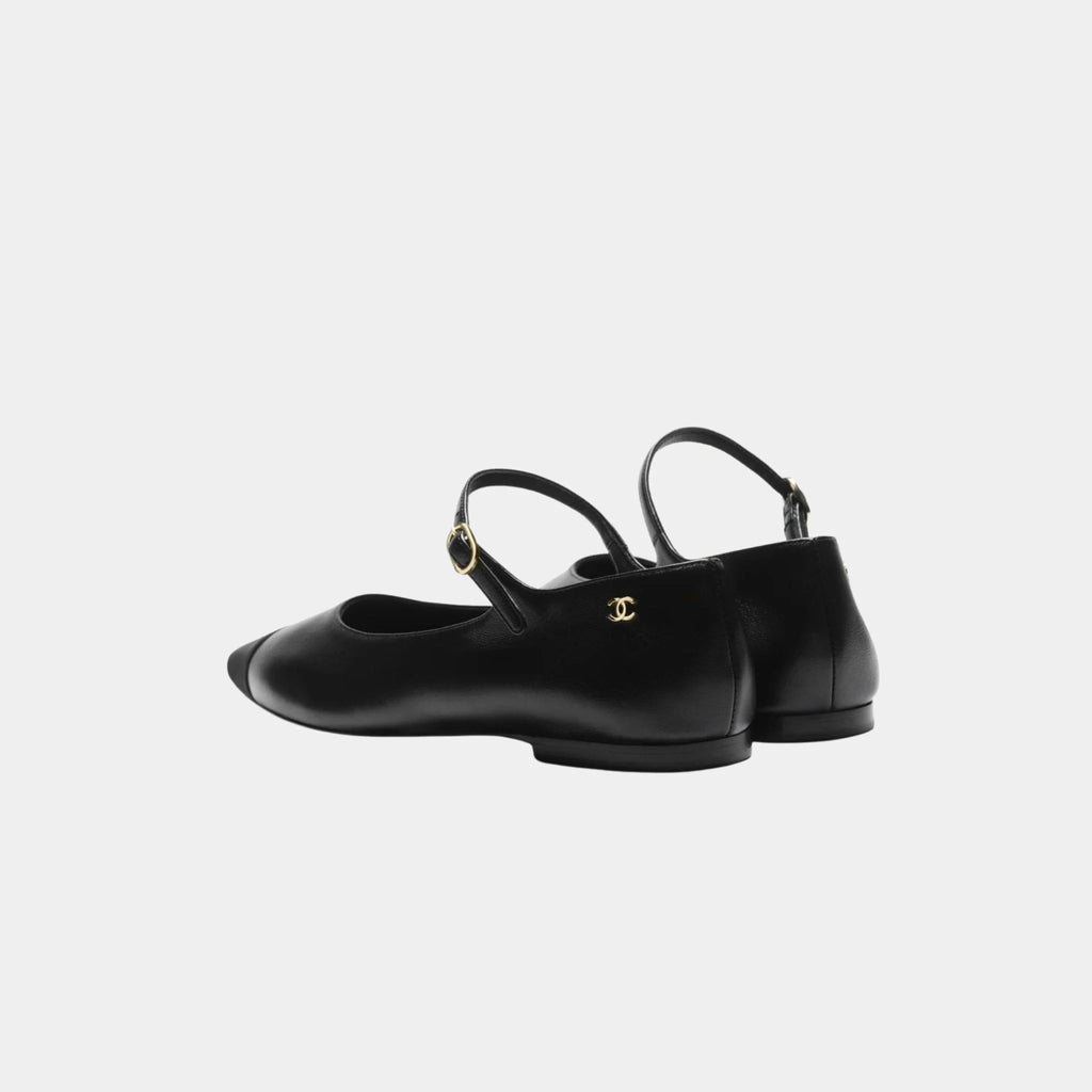 Оригінальна Mary Janes In Lambskin And Grosgrain Chanel – вид ззаду