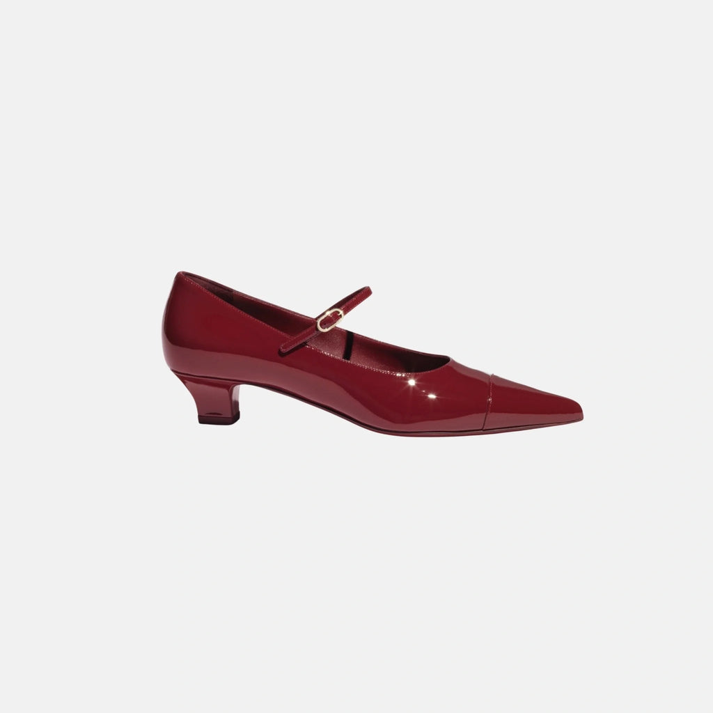 Mary Janes In Patent Calfskin Chanel – Гарантія оригінальності – боковий вид