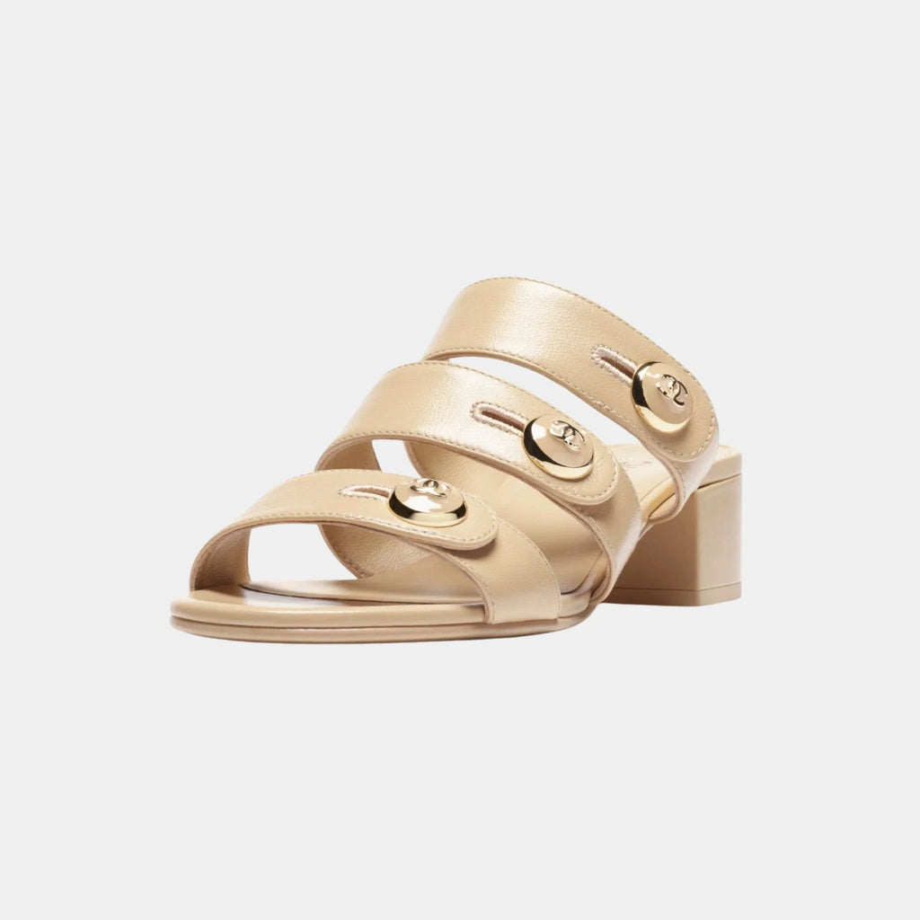 Mule In Shiny Calf Chanel оригінал – Купити в Україні – вид ззаду