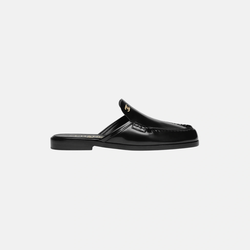 Mules In Black Calfskin Chanel оригінал – Купити в Україні – збільшений вид