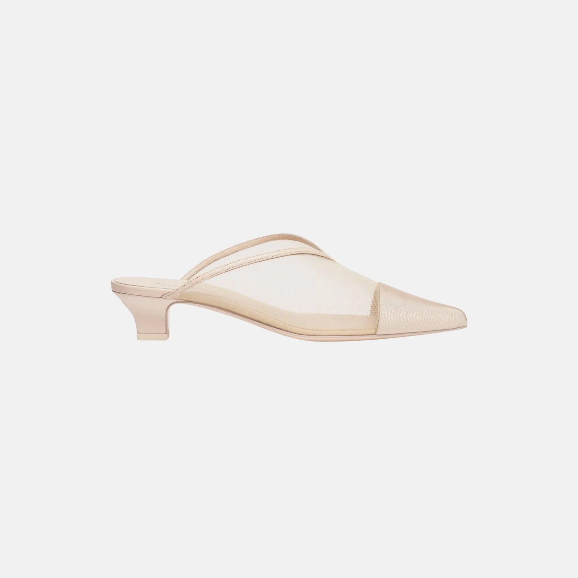Оригінальна Mules In Mesh And Grosgrain Chanel – боковий вид