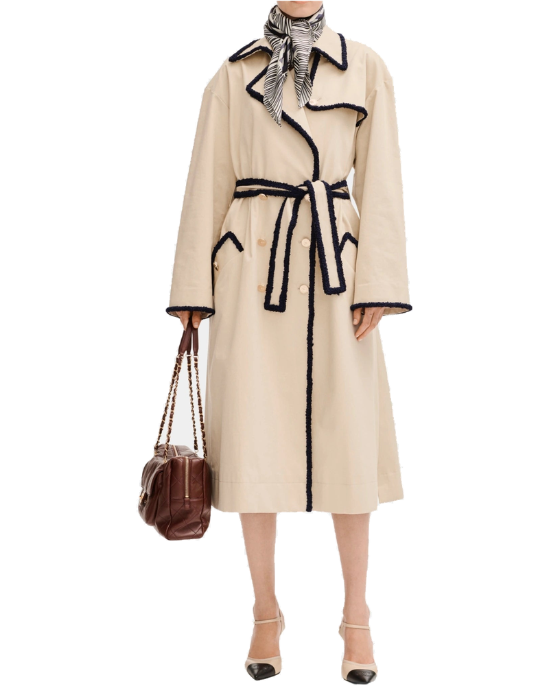 Trench Coat In Beige Gabardine Chanel оригінал – Купити в Україні