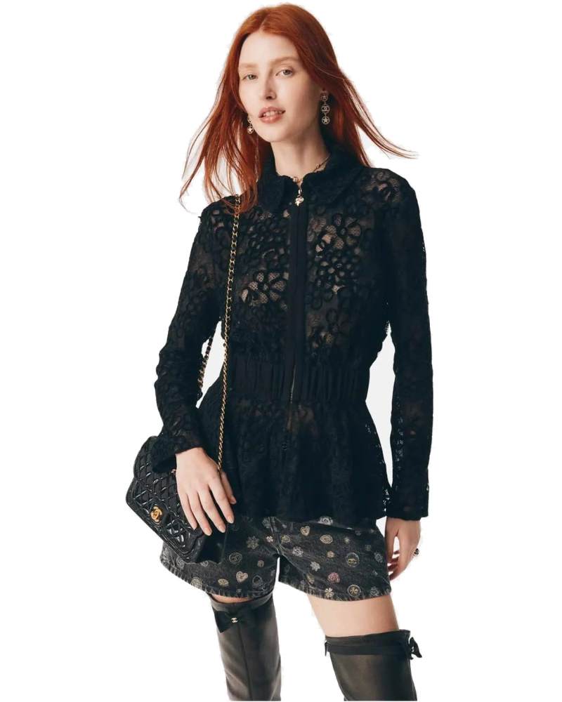 Jacket In Cotton Lace Chanel оригінал – Купити в Україні