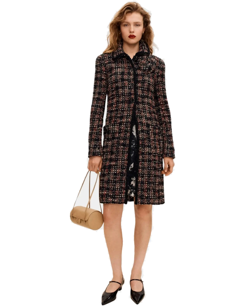 Оригінальна Coat In Cotton And Wool Tweed Chanel