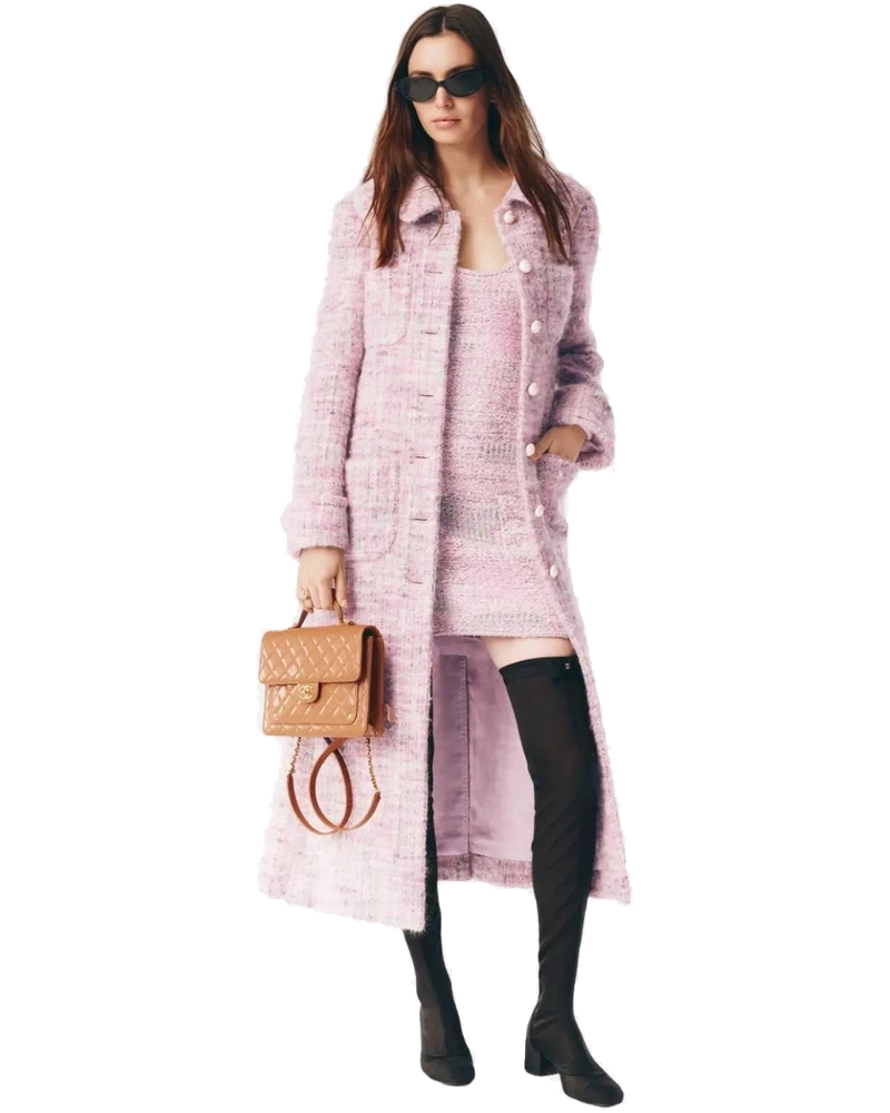 Coat In Wool And Mohair Tweed Chanel оригінал – Купити в Україні