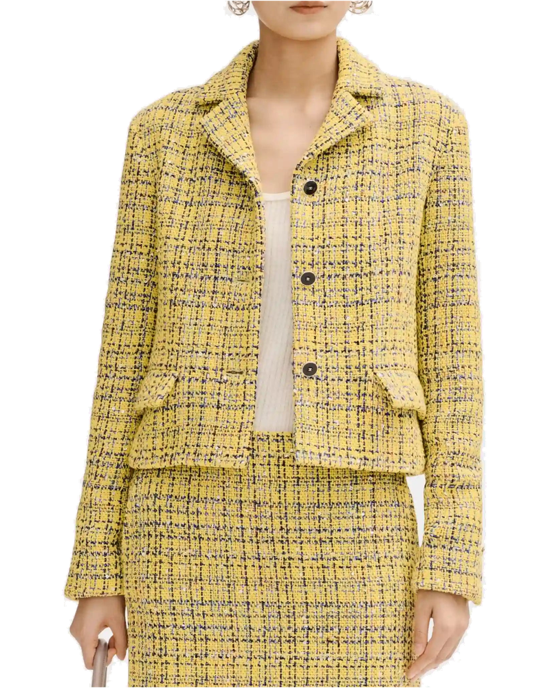 Jacket In Yellow Cotton Tweed Chanel – Гарантія оригінальності bg_removed_catalog