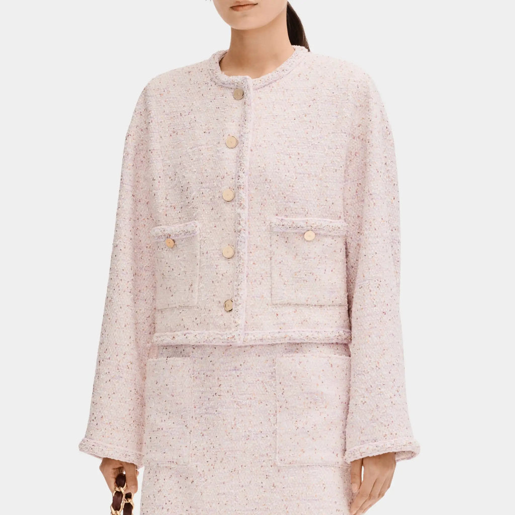 Pink Jacket In Tweed Chanel оригінал – Купити в Україні – боковий вид