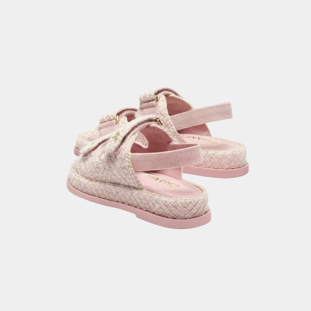 Sandal In Wool, Alpaca And Goat Velvet Chanel оригінал – Купити в Україні – збільшений вид