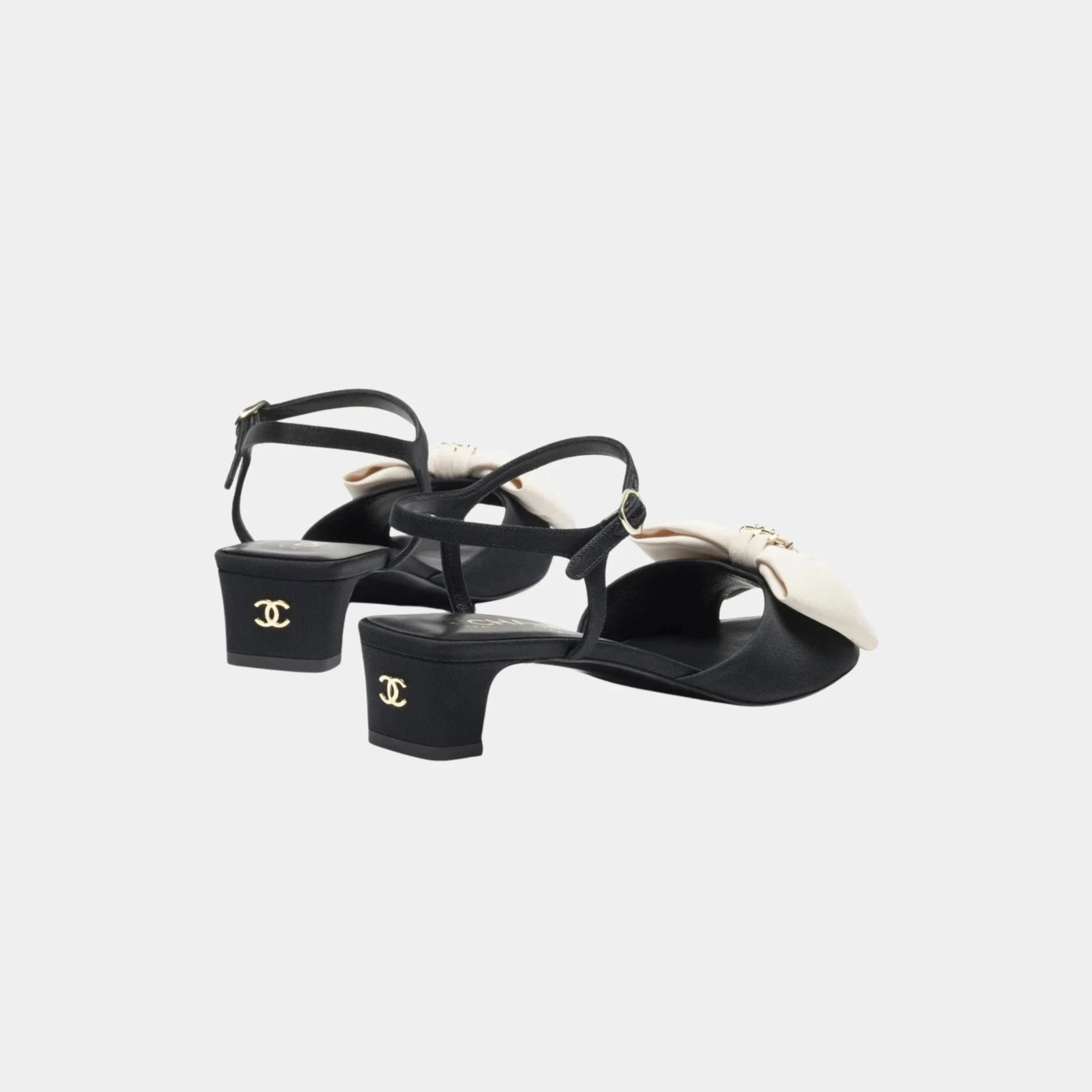 Sandals In Grosgrain Chanel оригінал – Купити в Україні – вид ззаду
