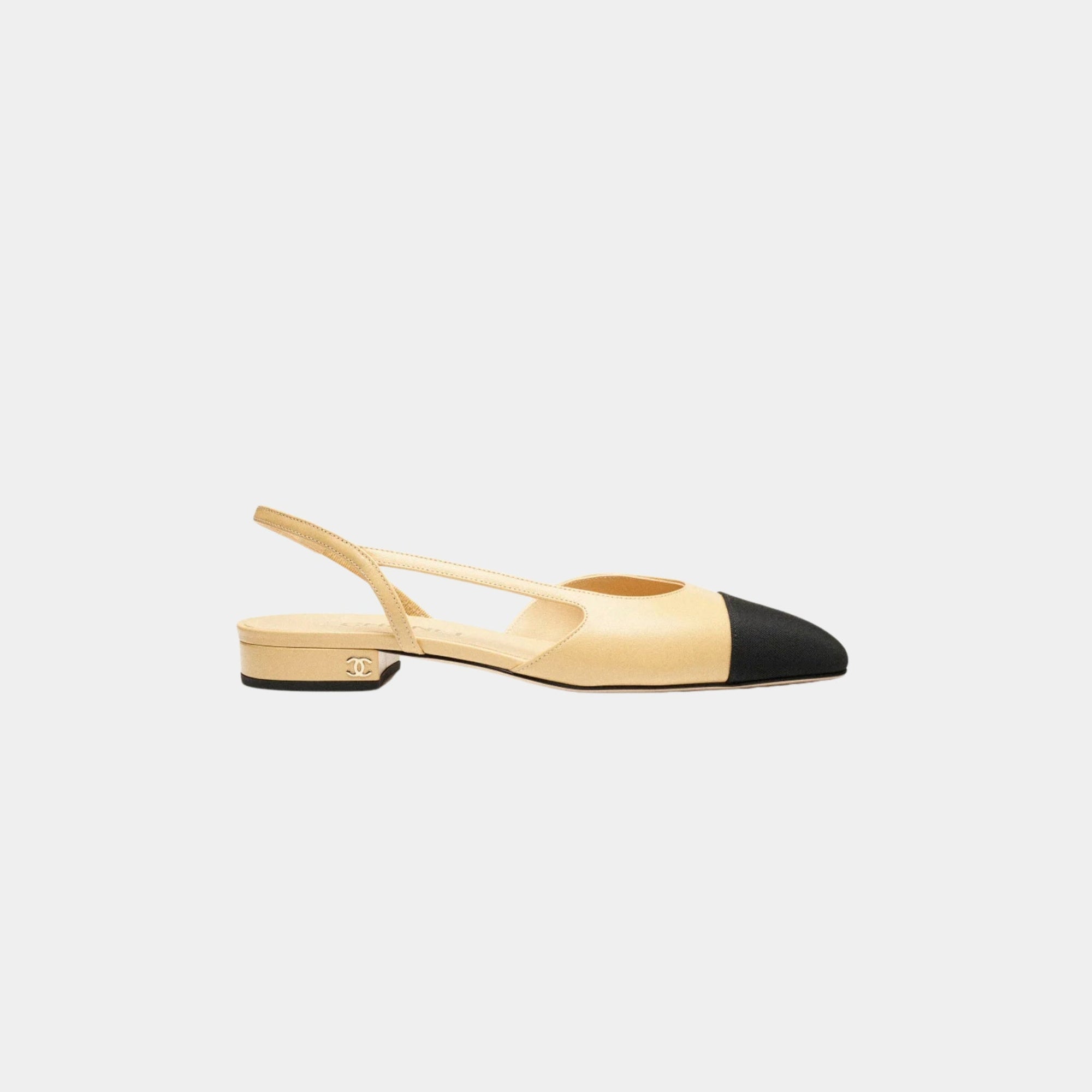 Slingback Goatskin And Grosgrain Chanel – Гарантія оригінальності – детальний вид