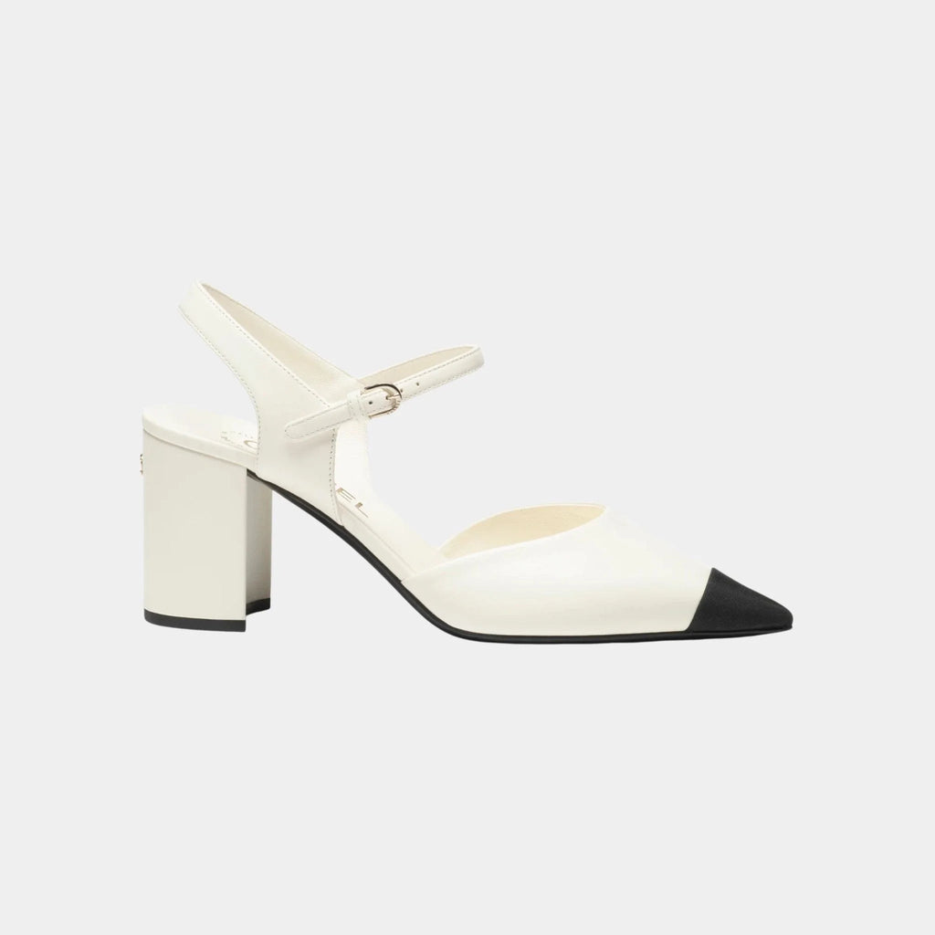 Slingback In Lambskin And Grosgrain Chanel оригінал – Купити в Україні – збільшений вид
