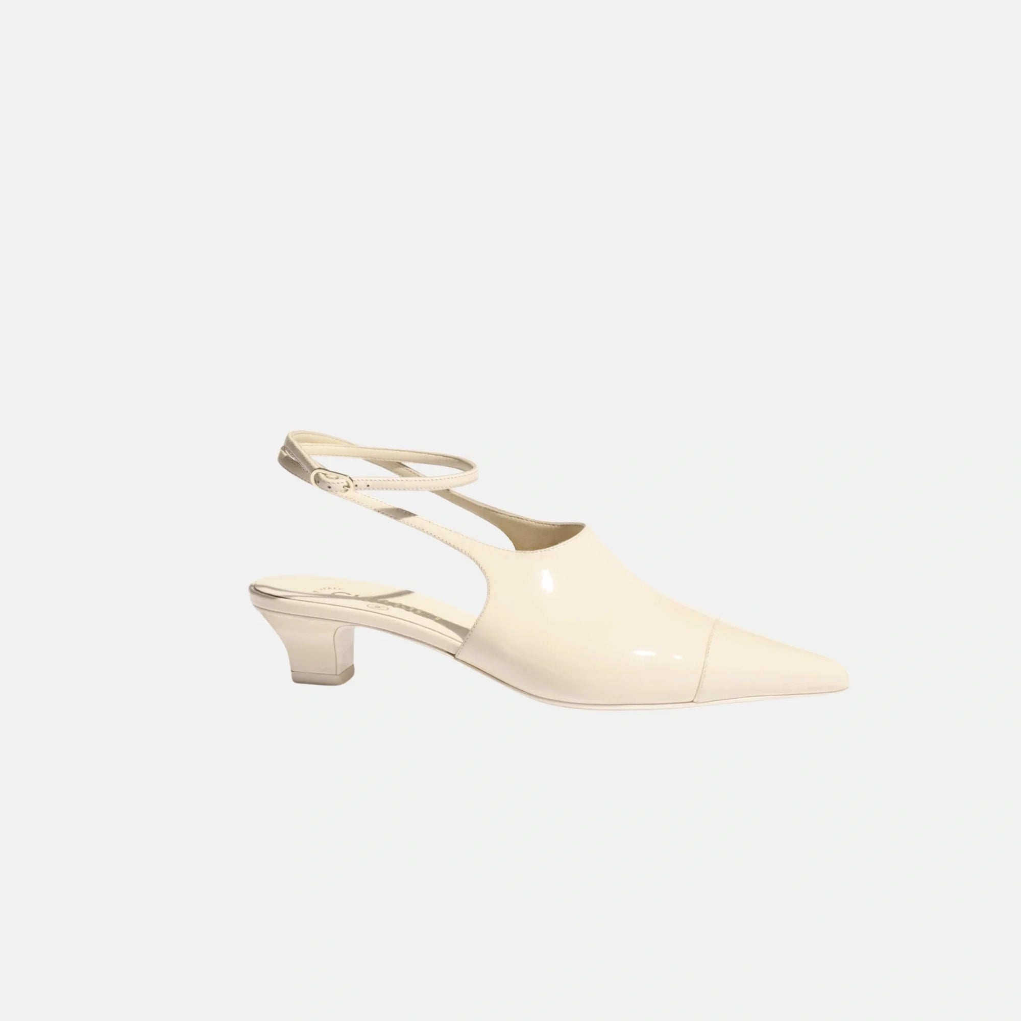 Slingback In Patent Calfskin Chanel оригінал – Купити в Україні – збільшений вид