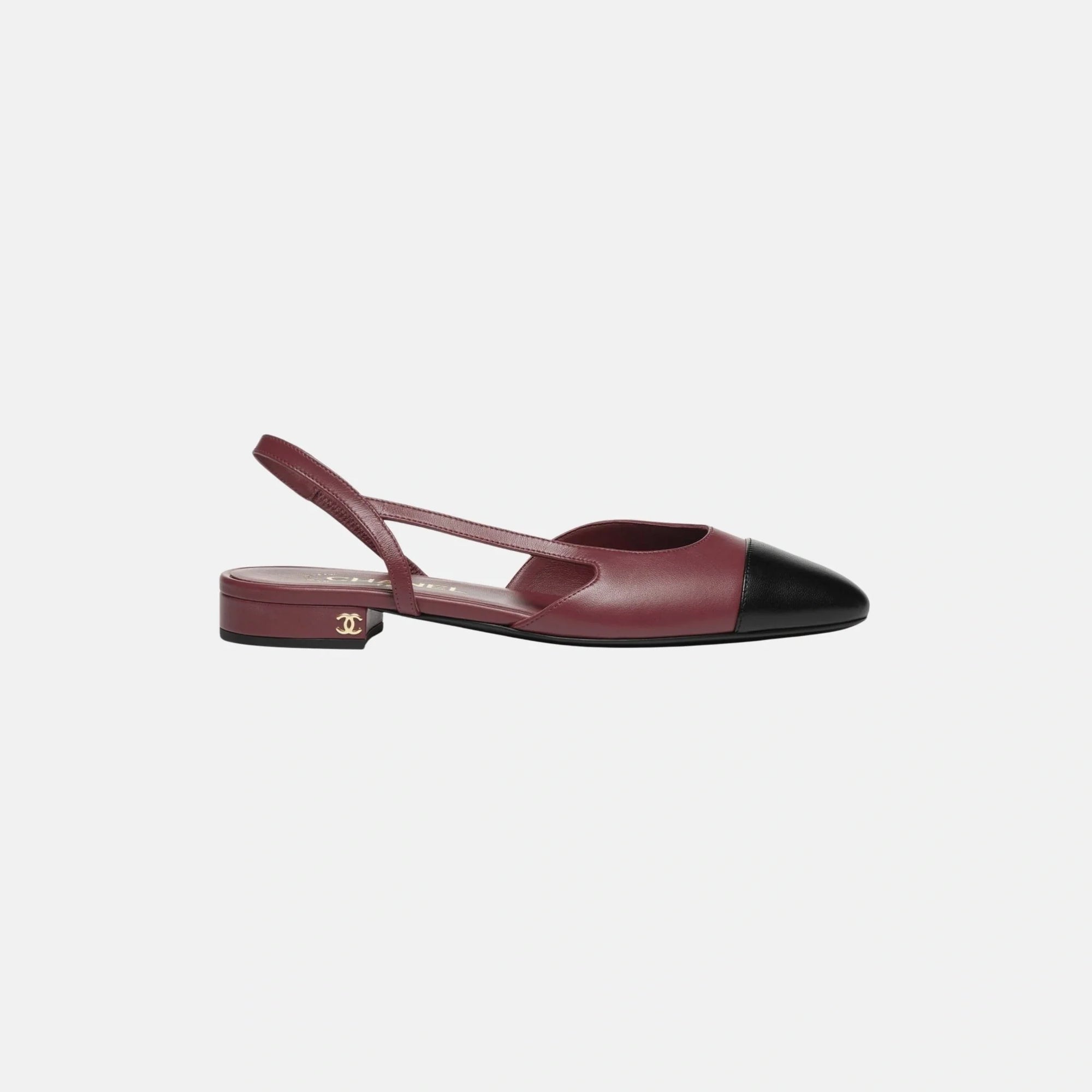 Оригінальна Slingbacks In Lambskin Chanel – вид ззаду