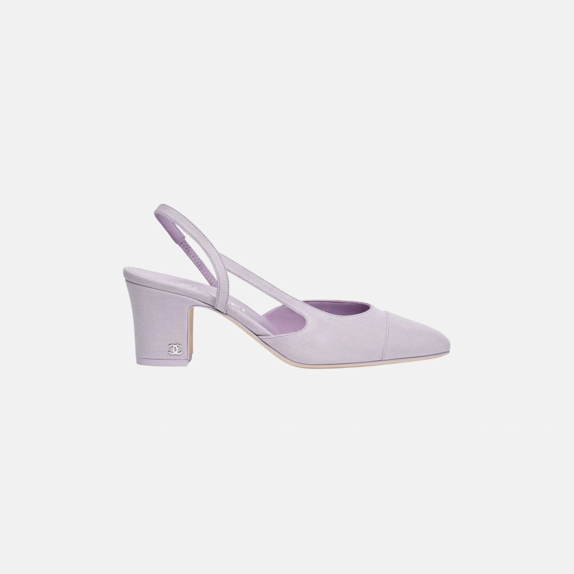 Heeled Slingbacks In Denim Chanel оригінал – Купити в Україні – збільшений вид