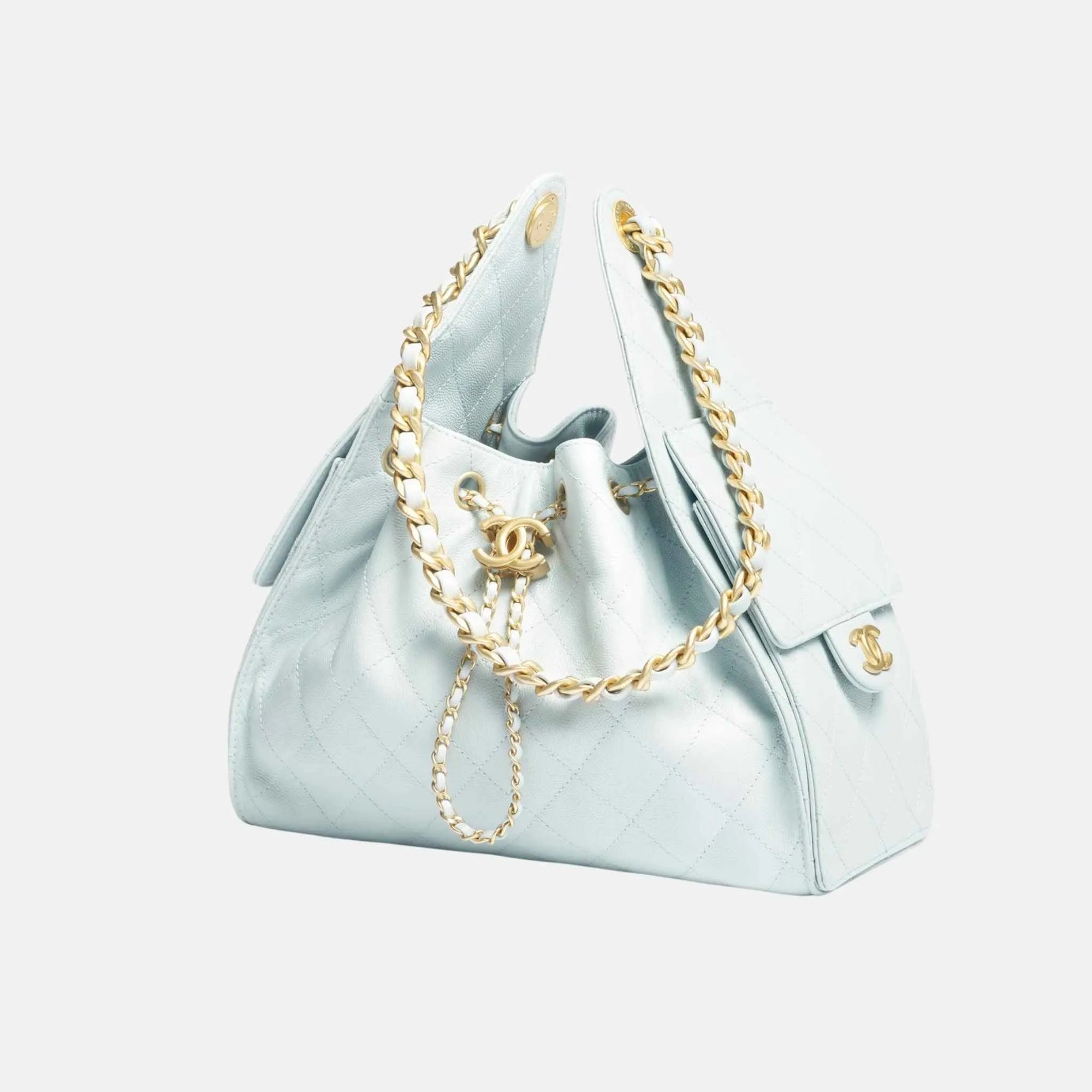 Small Chanel 25 Bag In Light Blue Calfskin Chanel оригінал – Купити в Україні – детальний вид