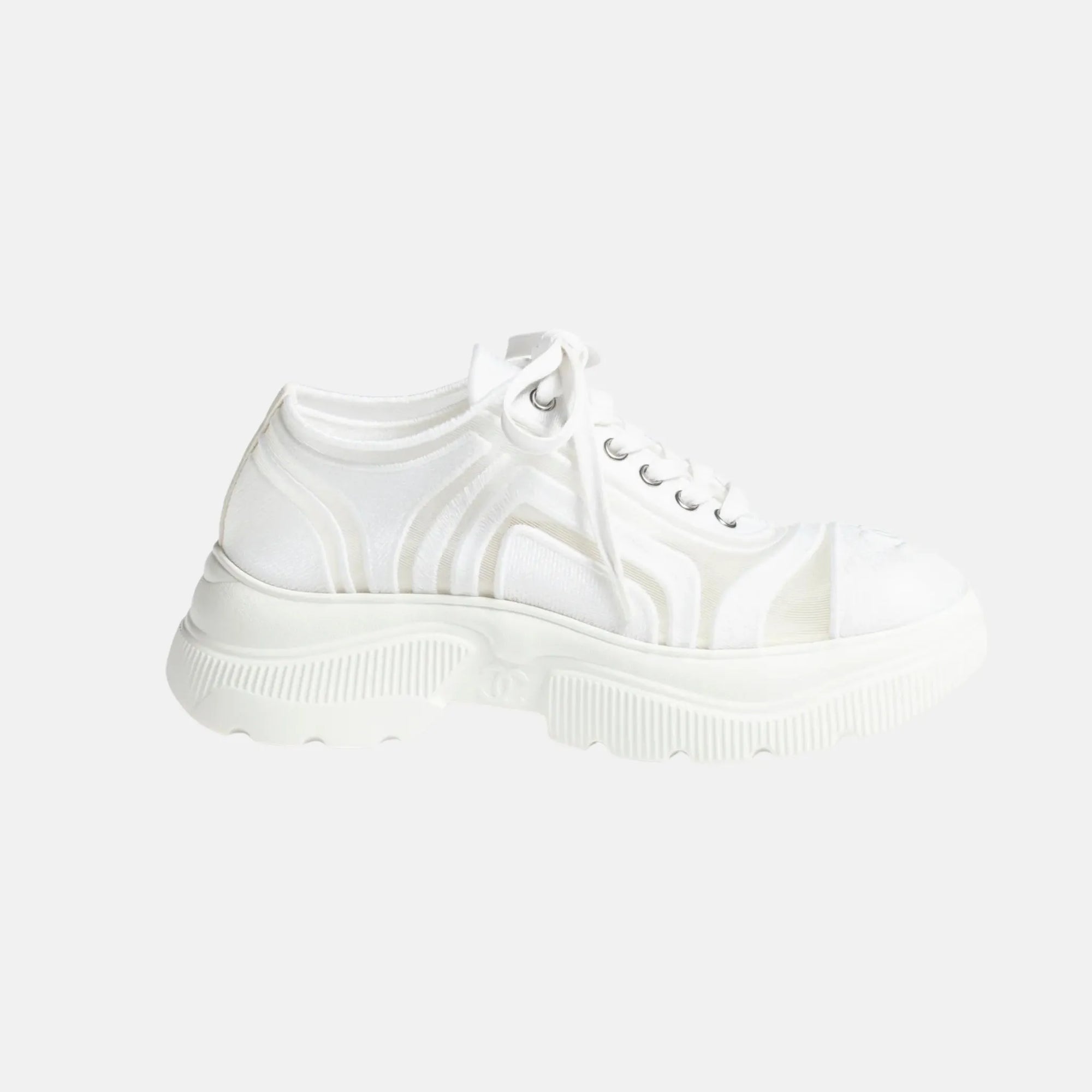 Sneakers In Mesh And Mixed Fibers Chanel – Гарантія оригінальності – детальний вид