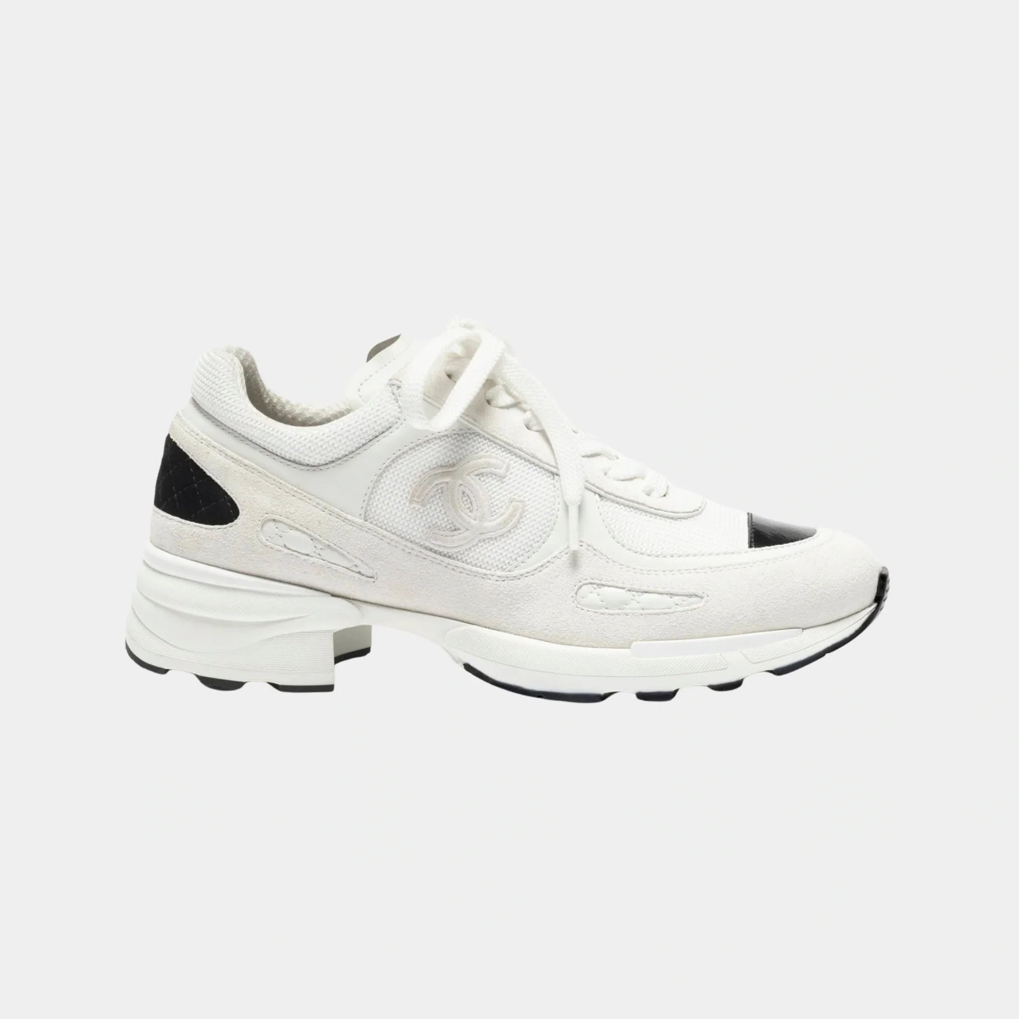 Sneakers Mixed Fibers Suede Calfskin & Calfskin Chanel оригінал – Купити в Україні – детальний вид