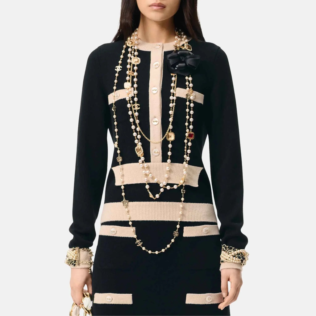Sweater Cashmere Chanel оригінал – Купити в Україні – вид ззаду