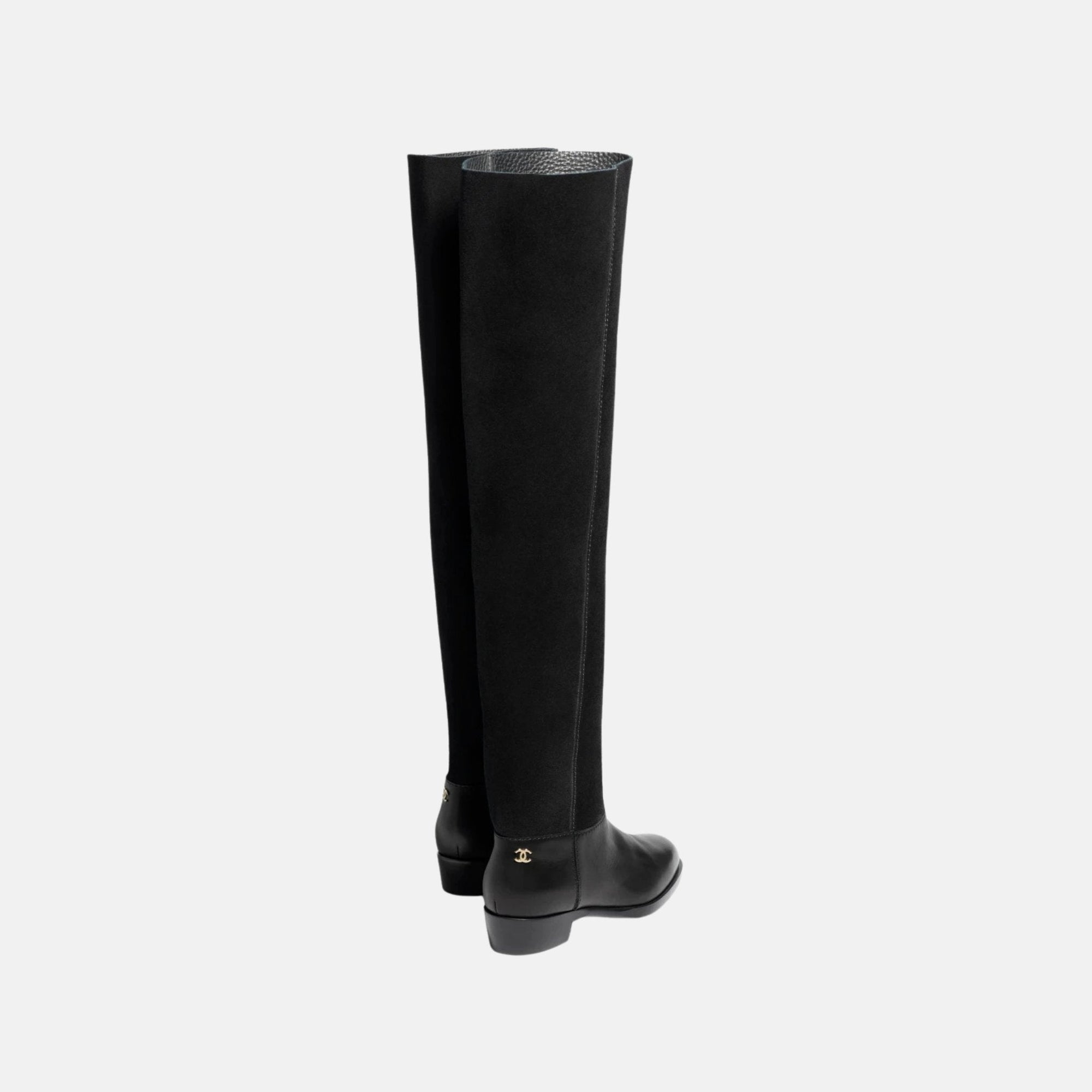 Thigh Boots In Velvet Calfskin And Calfskin Chanel – Гарантія оригінальності – збільшений вид