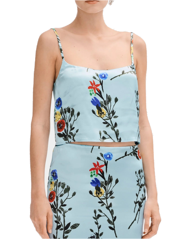 Top In Printed Silk Satin Chanel оригінал – Купити в Україні
