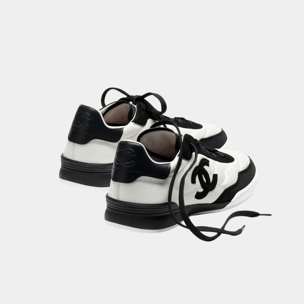 Trainers In Calfskin & Suede Kidskin Chanel – Гарантія оригінальності – вид ззаду