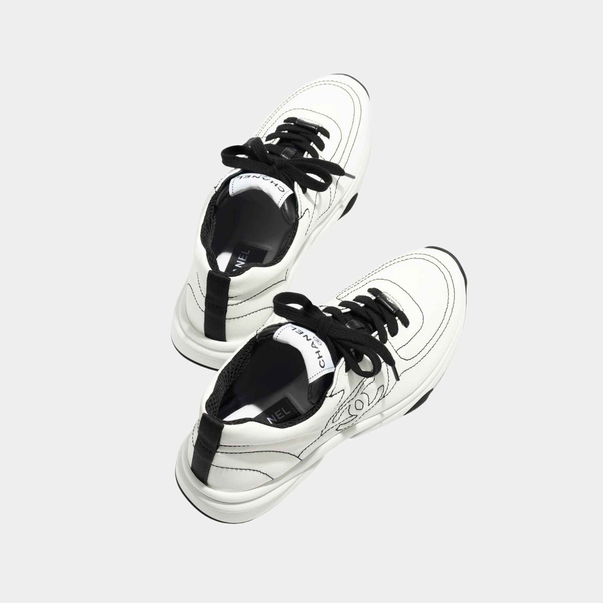 Trainers Cotton White And Black Chanel оригінал – Купити в Україні – детальний вид