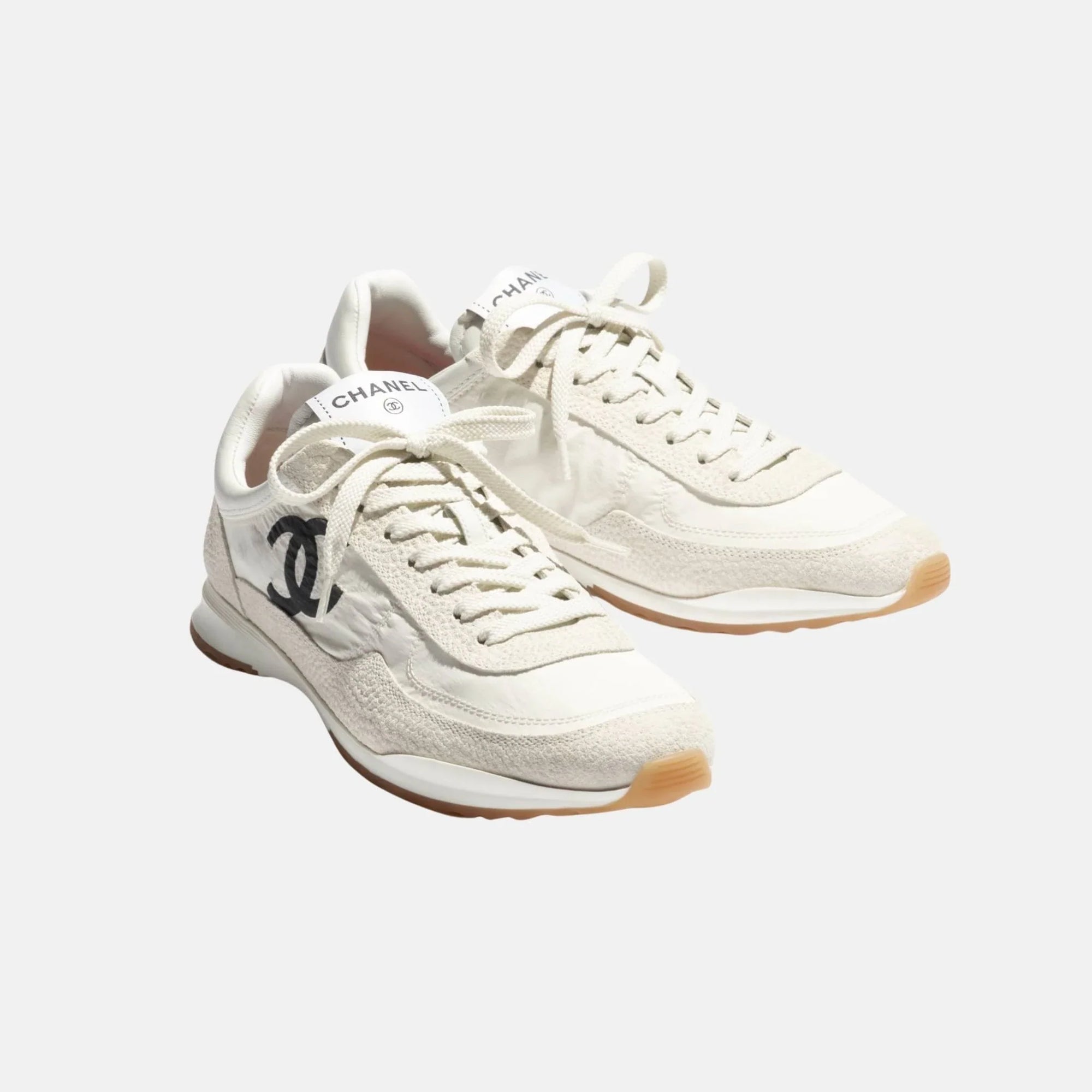 Trainers In Fabric And Embossed Suede Calfskin Chanel оригінал – Купити в Україні – вид ззаду