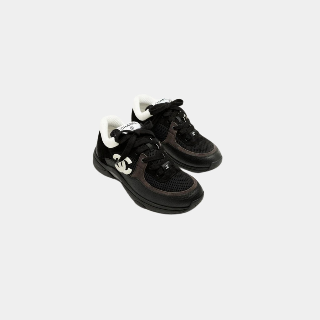 Trainers In Mesh Suede And Grained Calfskin Chanel – Гарантія оригінальності – вид ззаду