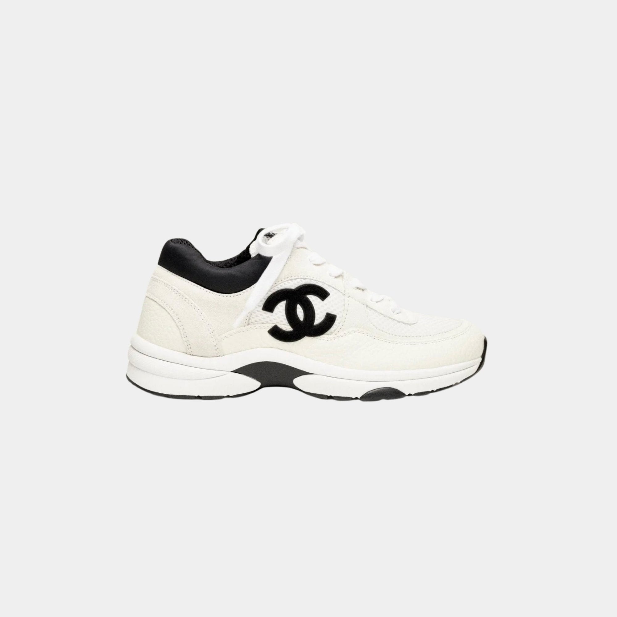 Trainers In Mesh Suede And Grained Calfskin Chanel – Гарантія оригінальності – збільшений вид