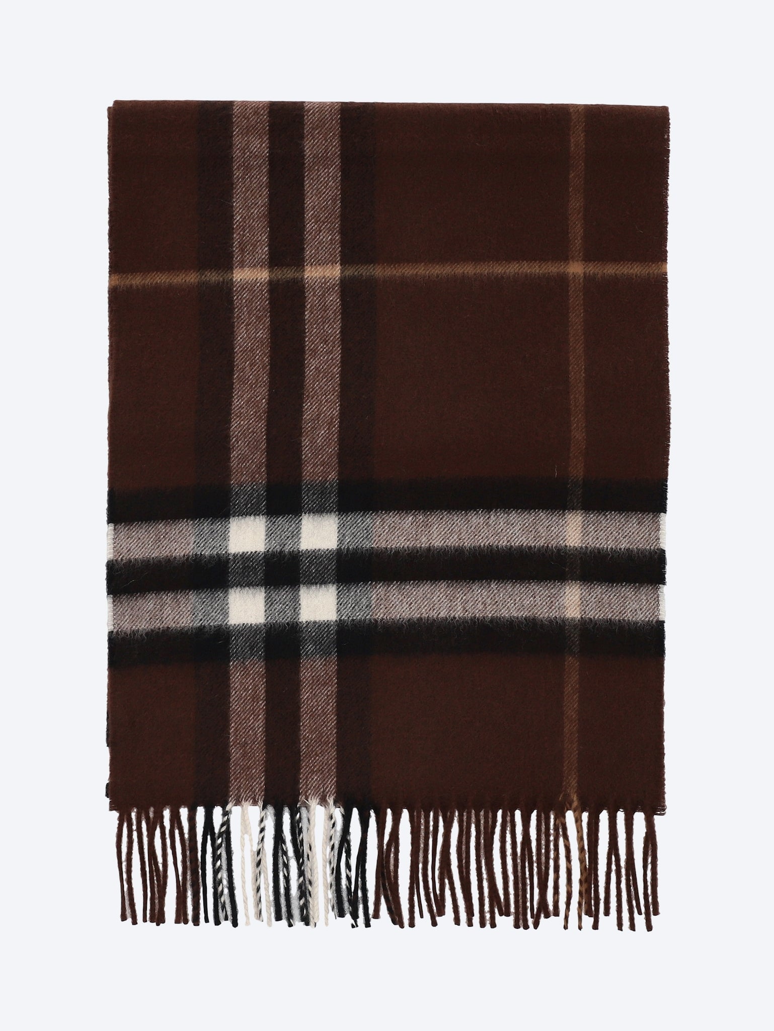 Оригінальна Check cashmere scarf BURBERRY – боковий вид
