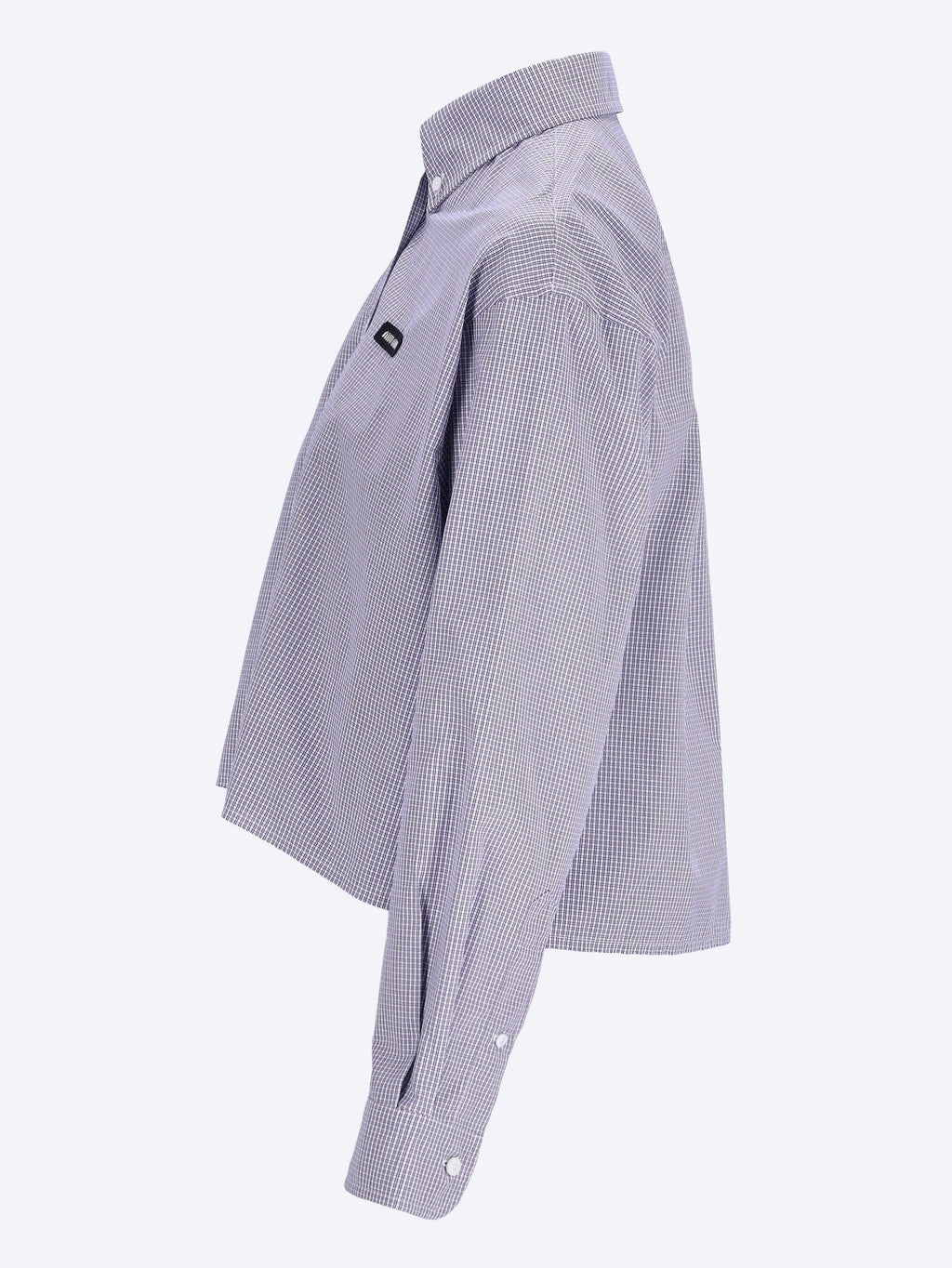 Checked Poplin Shirt Miu miu – Гарантія оригінальності – вид ззаду