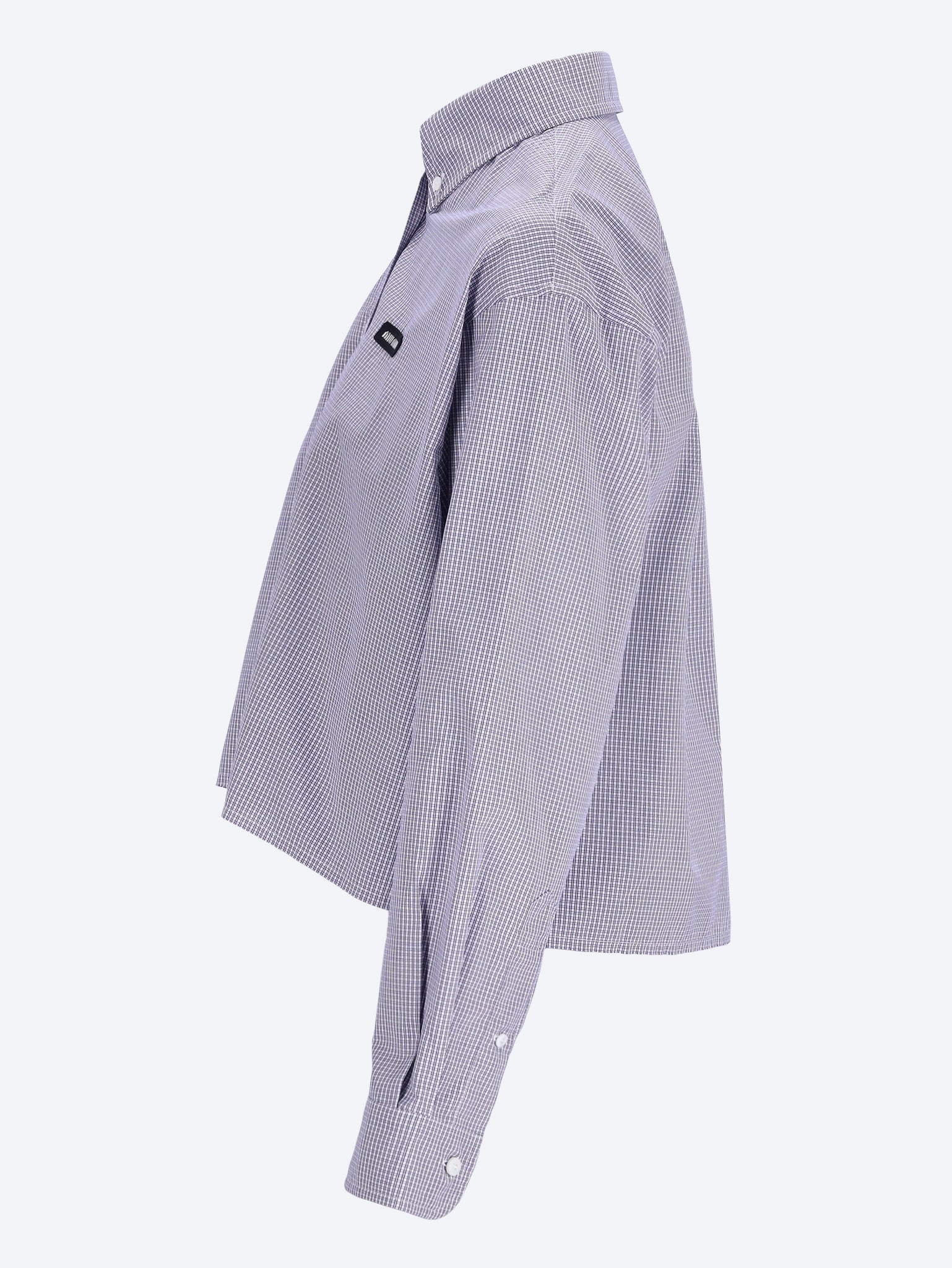Checked Poplin Shirt Miu miu – Гарантія оригінальності – вид ззаду