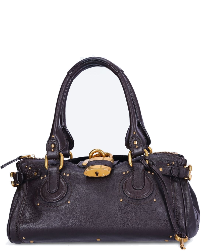 Grained Leather Paddington Handbag Chloe – Гарантія оригінальності
